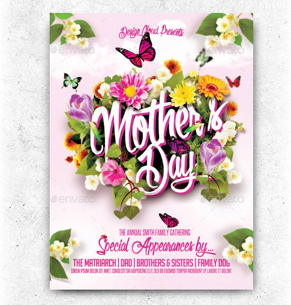best mothers day flyer template