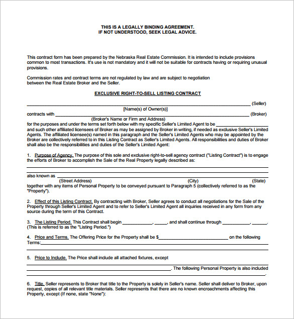 binding agreement template