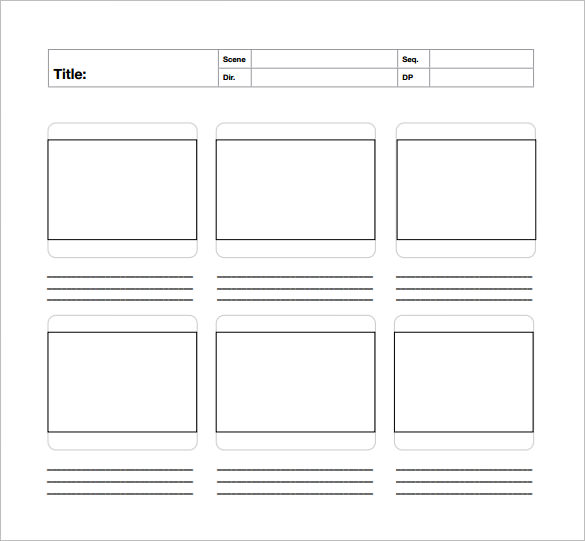 79+ Storyboard Templates - PDF, PPT, DOC, PSD