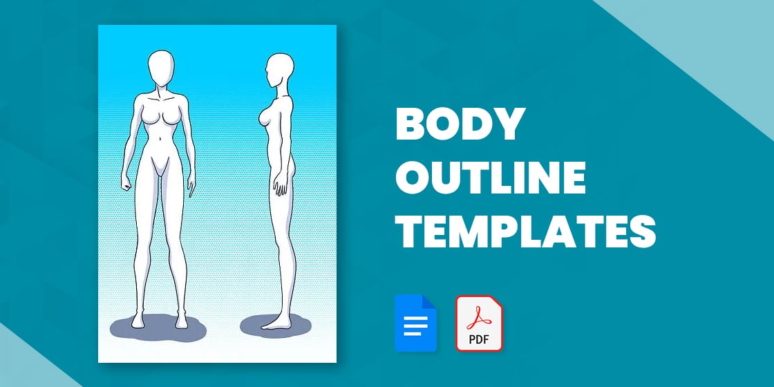 23+ Body Outline Templates - PDF, JPG