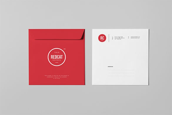 branding business envelope template free download