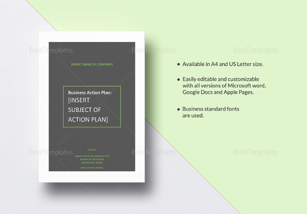 business-action-plan-templat