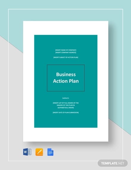 business action plan template6