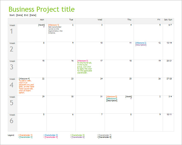 9+ Business Timeline Templates- DOC, PPT