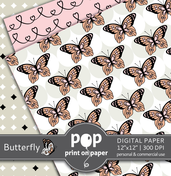 12+ PSD Paper Butterfly Templates &amp; Designs! | Free &amp; Premium Templates