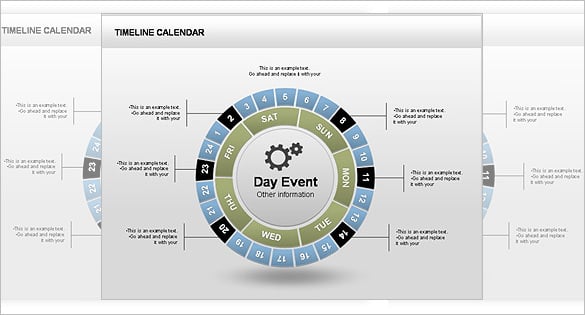 calendar timeline in powerpoint