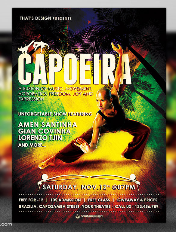 capoeira-flyer-template