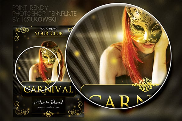 carnival elegant flyer