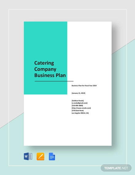 Catering Business Plan Template - 14+ Free Word, Excel, PDF Format Download