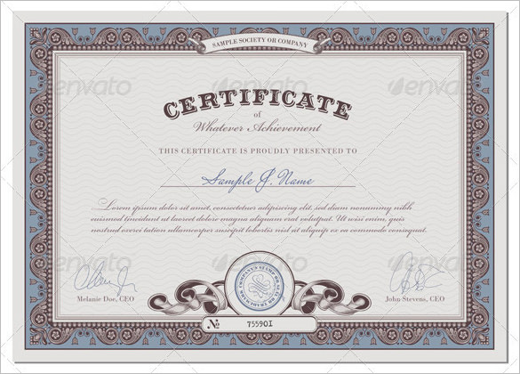 28+ Professional Certificate Templates - DOC, PDF