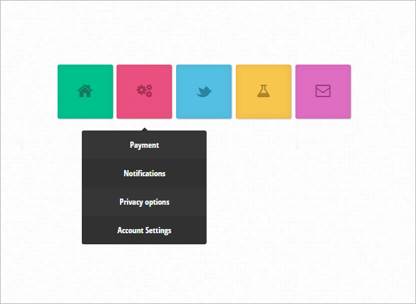 HTML5 CSS3 jQuery DropDown Menus - 16+ Free Best Templates