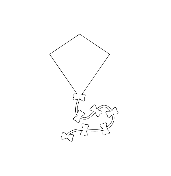 9 Printable Kite Templates DOC PDF