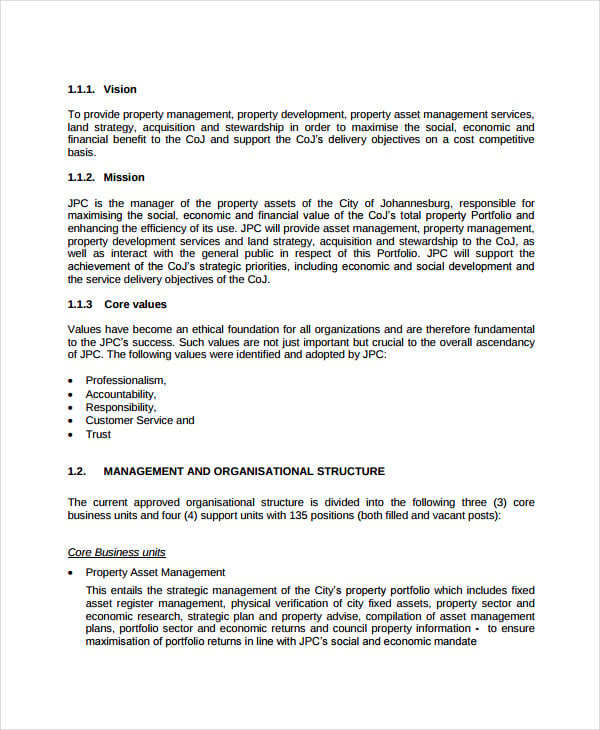 business plan for construction company doc