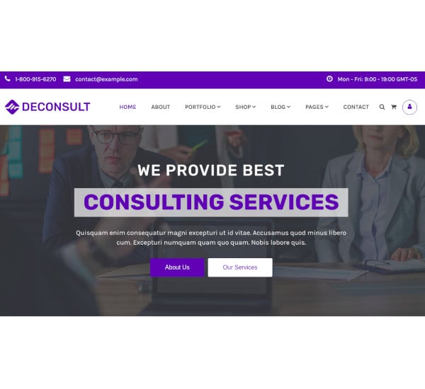 consulting finance joomla template