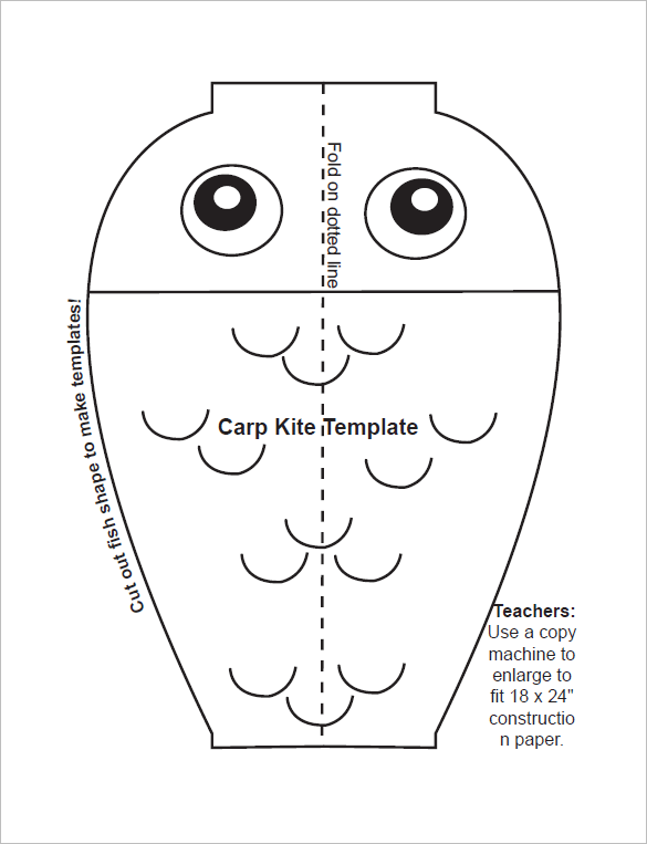 crap kite template pdf