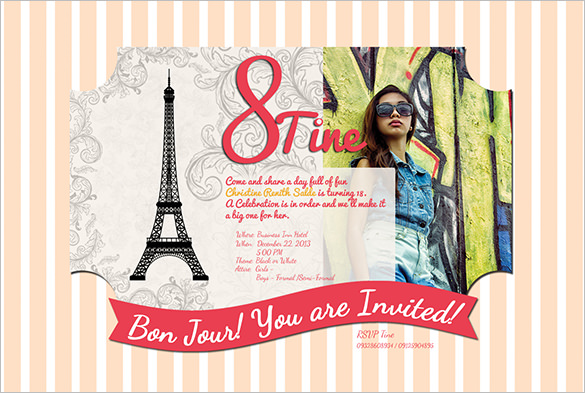 18 Birthday invitation templates : 18th birthday ...