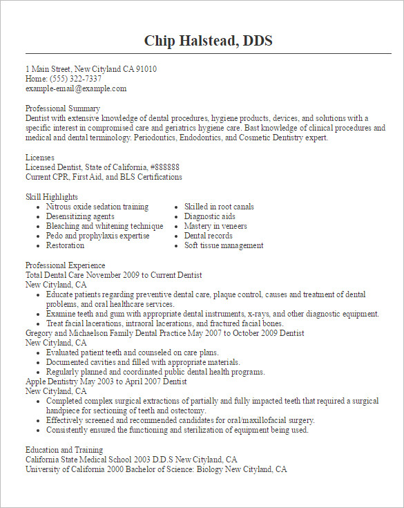 Doctor Resume Templates - 16+ Samples, Examples, Format Download!