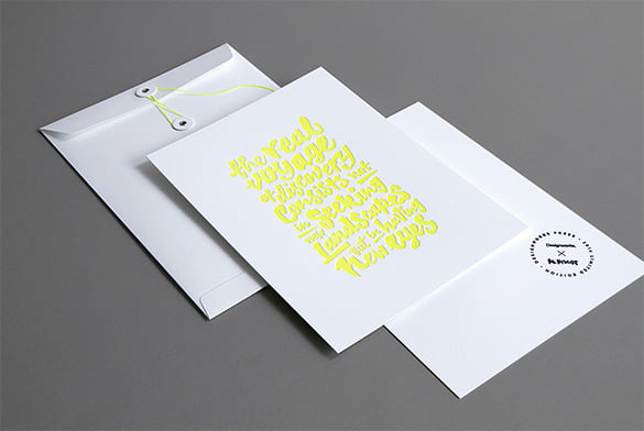 designworks letter envelope template free download
