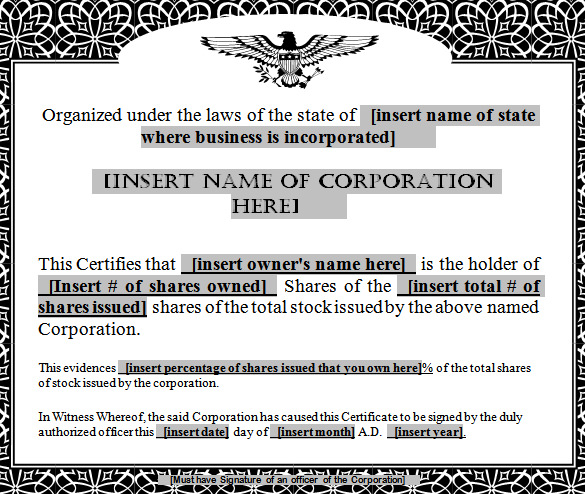 24+ Share Stock Certificate Templates - PSD, Vector EPS