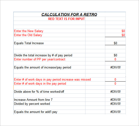 8+ Salary Paycheck Calculator DOC, Excel, PDF