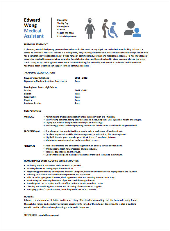 Medical Assistant Resume Examples Pdf