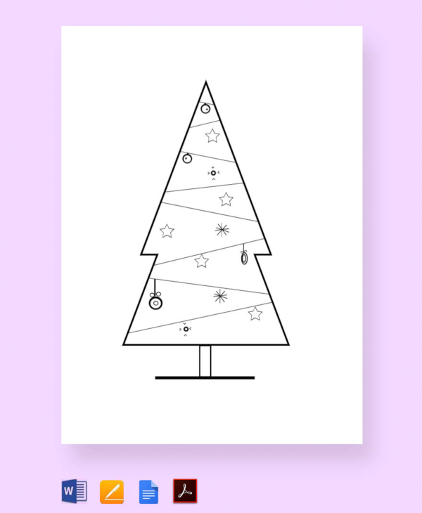 free-christmas-tree-craft-pattern-template