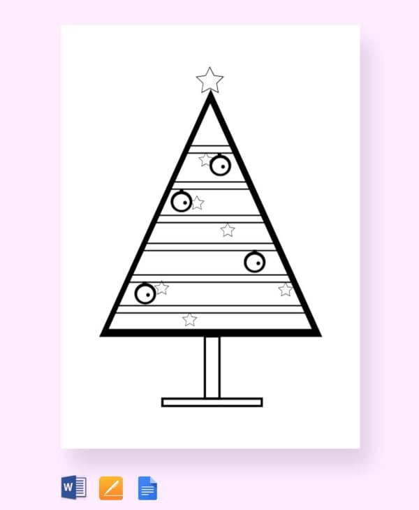 free-coloring-christmas-tree-template