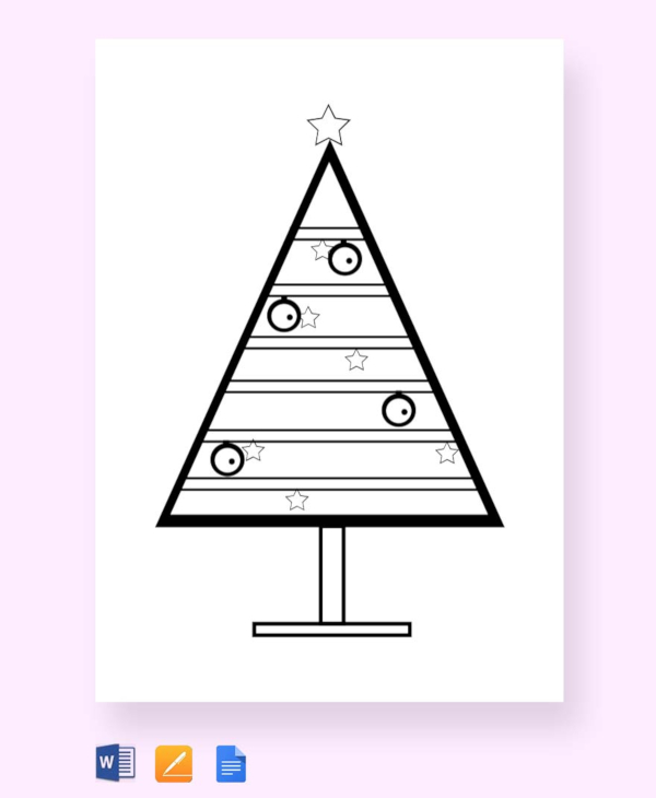 Free 32+ Christmas Tree Templates, Free Printable PSD, EPS, PNG, PDF ...