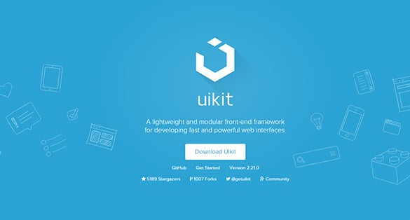 free download ui kit built with html css3 js