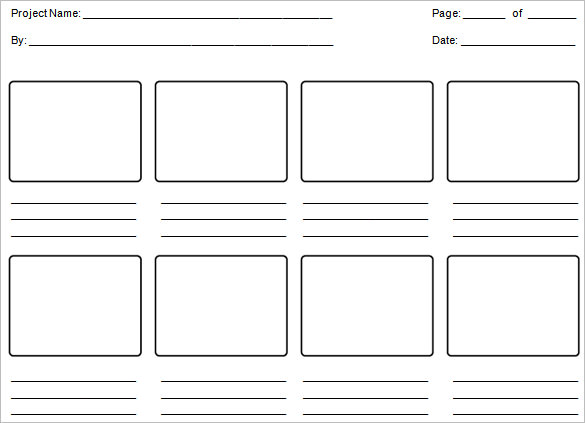 Free Storyboard Template Word