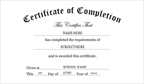 Preschool Certificate Template - 16+ Free Word, PDF PSD Format Download ...