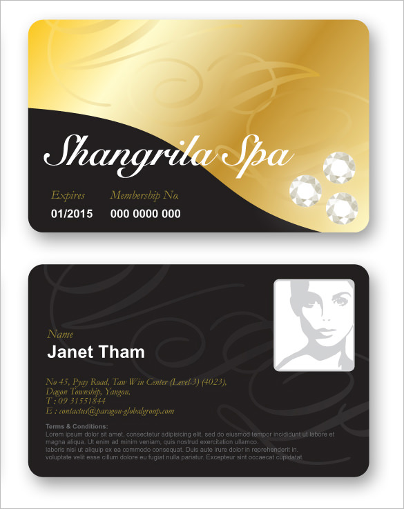 free membership card template