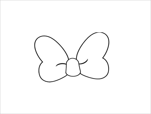 free minnie mouse bow word download