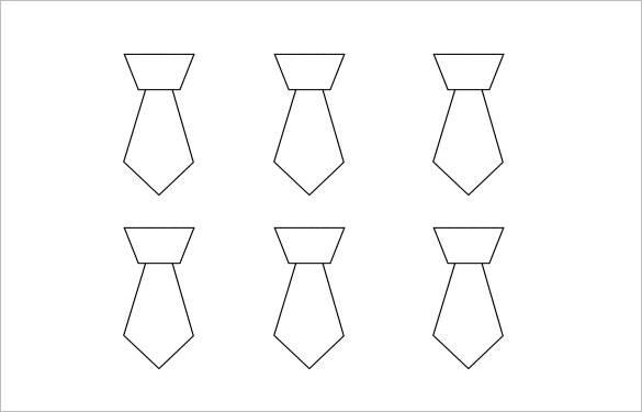 9 Printable Tie Templates Doc Pdf Free Premium Templates Tie 