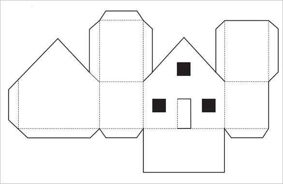 Free Paper Cut Out Houses