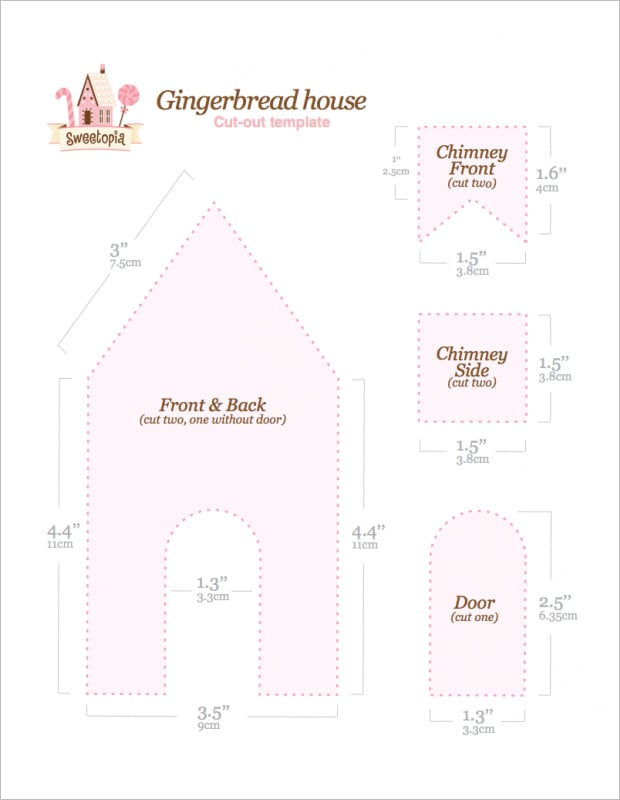 8+ Gingerbread House Templates