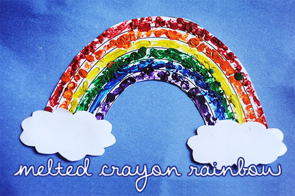 free printable rainbow craft template for kids