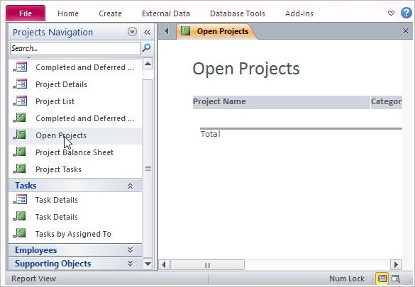 Access Database Project Examples