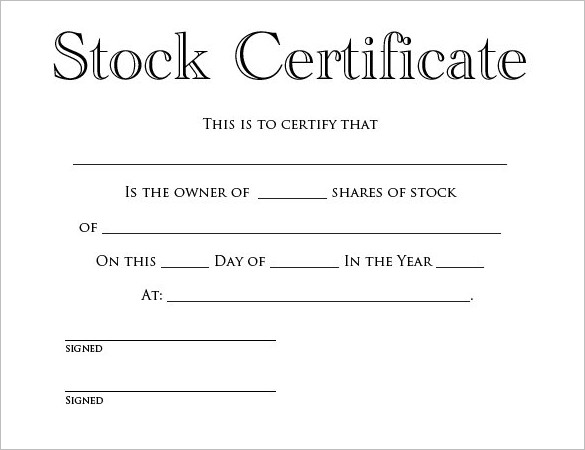 24+ Share Stock Certificate Templates - PSD, Vector EPS