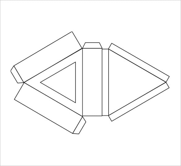 free-triangle-box-template
