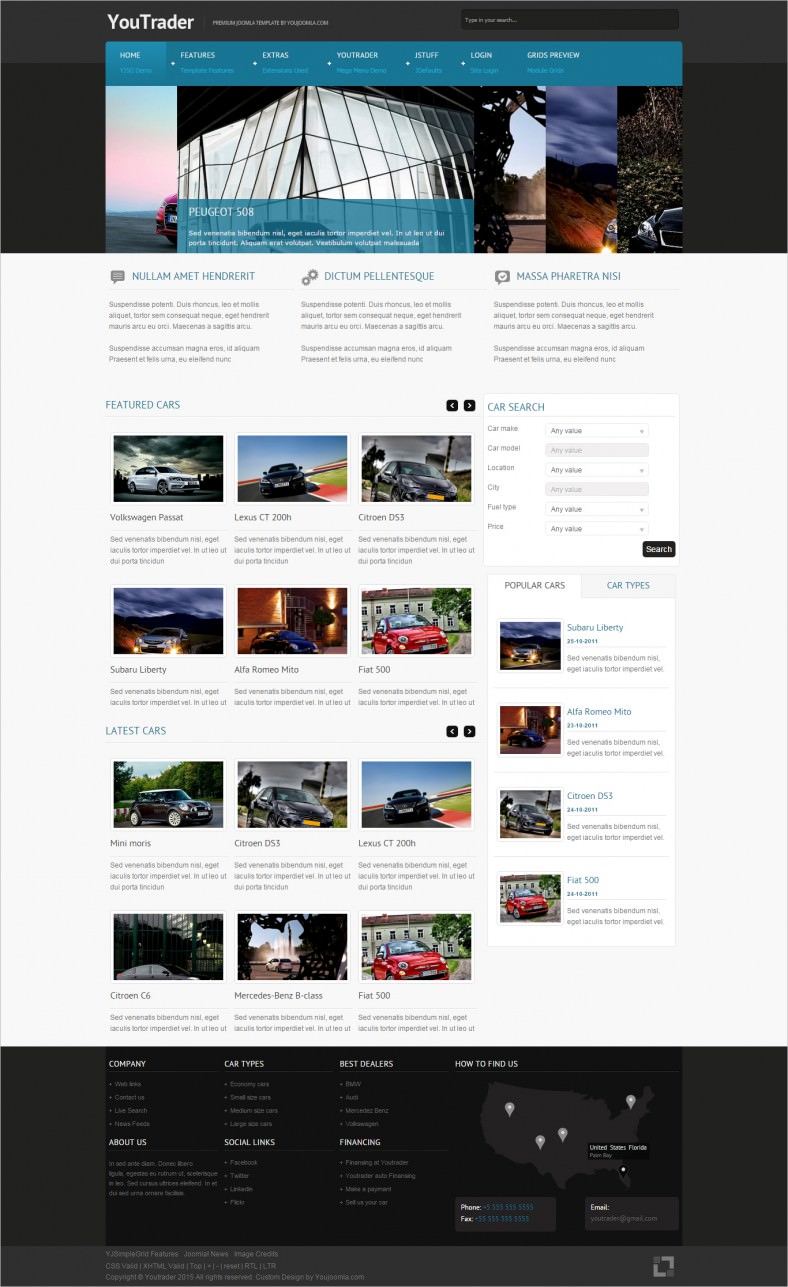 5+ Best Car Dealer Joomla Templates