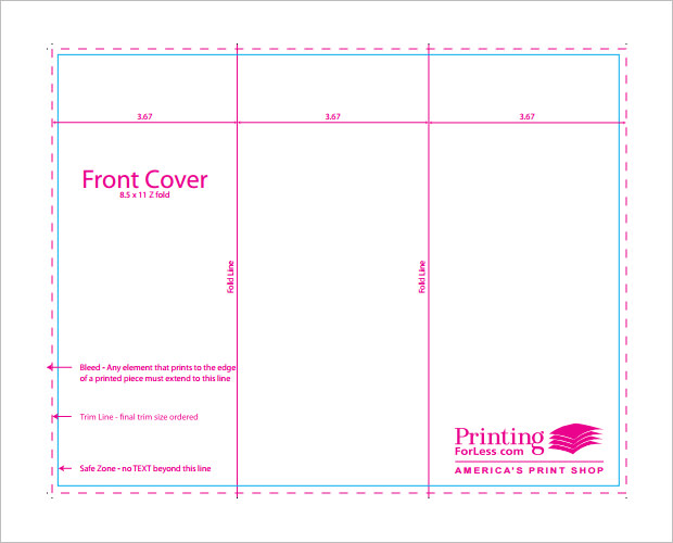 Indesign Trifold Template Free Master of Documents