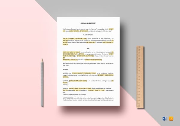 freelance contract template