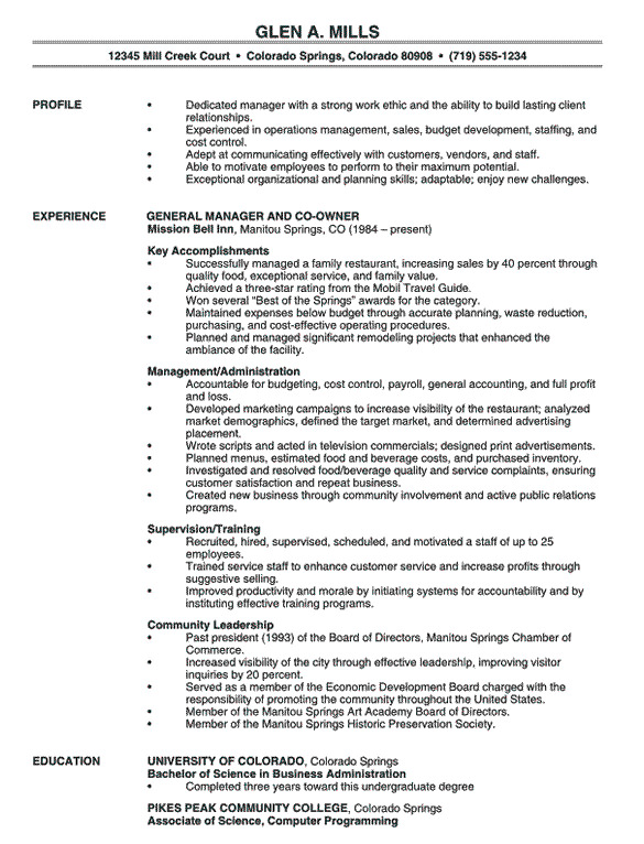 14+ Manager Resume Templates - PSD, DOC, PDF