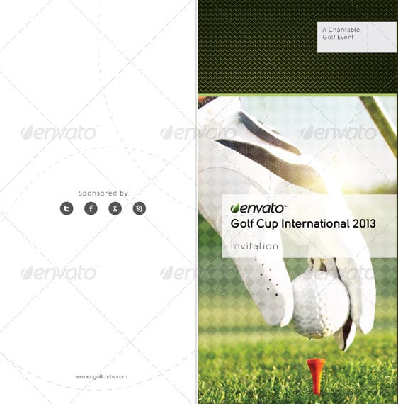 golf-invitation-card-envelope-template