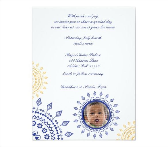 37 Naming Ceremony Invitations - PSD AI Free Premium 