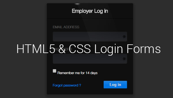 15 Free Html5 Css3 Login Forms Download Free Premium Templates