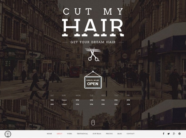 html5 template for hair salon and beauty 788x
