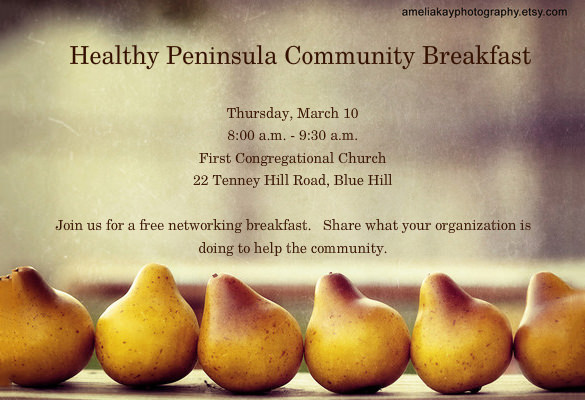 healthy peninsula breakfast invitation template
