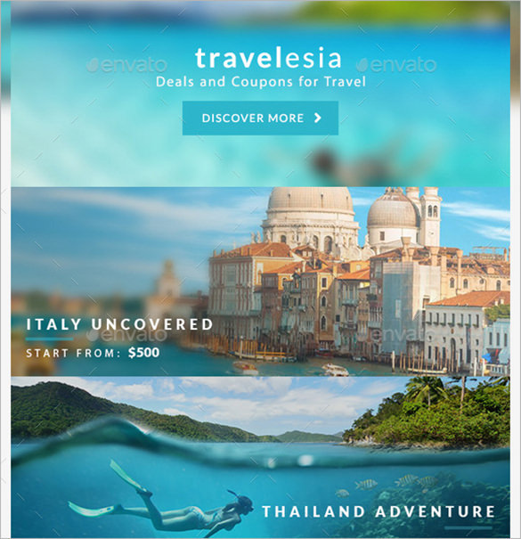 holiday travel agent newsletter template